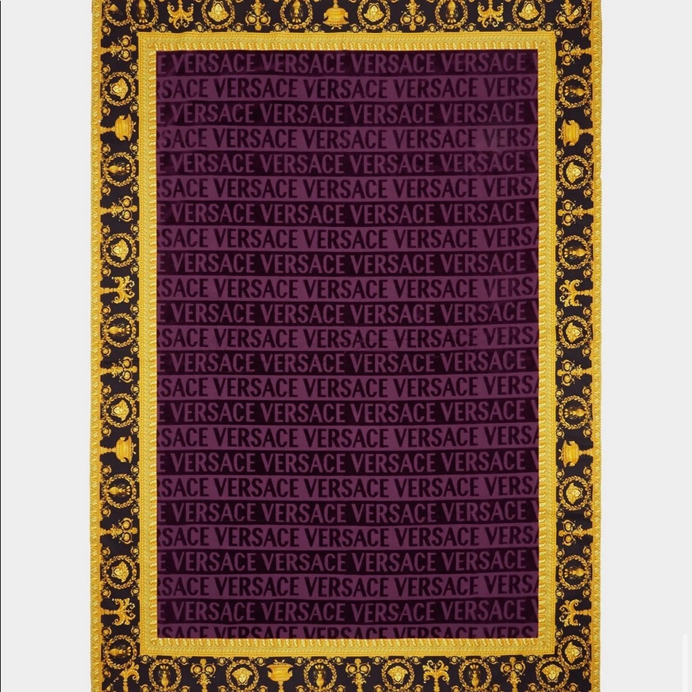 Versace Beach Towel/Bath Towel - Royal Purple